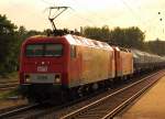 MEG 802 (156 002) und 602 (143 204) in Hochstadt/ Marktzeuln am 23.05.2012.