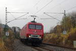 Zementleerzug DGS 88982 bei Plauen mit der 156 002 und class 266 442 der MEG.