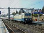 DB E-Lok 181 211-4 kommt am 19.10.08 aus Luxemburg und fhrt in den Bahnhof von Wasserbillig ein, um nach kurzem Halt ihre Reise nach Norddeich Mole fortzusetzen.