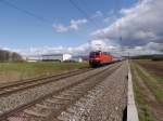 DB-181 220 ist mit EN452 (Moskau-Berlin-Paris) unterwegs gen Frankreich.