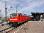 Internationaler Ost-West-Verkehr: EN452 Moskau-Paris unterwegs Richtung Frankreich.
Ein Zug, mehrere Loks. Die DB 181 211 zieht den Zug von Kehl nach Straburg. 

2013-04-15 Kehl