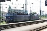 181 201-5 + 181 206-4 Kalrsruhe Hbf 07.06.2007