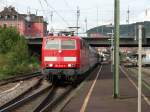 DB Fernverkehr 181 204-9 am 19.09.14 in Weinheim mit einen IC 