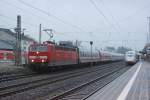 181 213-0 mit Pbz 2470 nach Dortmund am 16.01.2016 in Solingen Hbf.