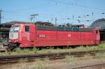 181 213-0 steht am 05.08.07 abgebgelt im Karlsruher HBF herum.