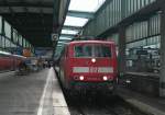181 205-6 mit dem IC 281 (Stuttgart-Zrich) im Startbahnhof 29.7.10