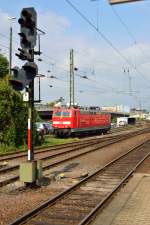 181 213-0 steht auf den Abstellgleis....in Koblenz Hbf.