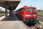 Am 26.06.2015 standen 181 205-6 und 181 218-9 zusammen auf Gleis 99 in Basel Bad Bf abgestellt und warten darauf am Abend den PbZ 2482 (Basel Bad Bf - Frankfurt (Main) Hbf) zu bespannen.