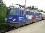 Am 17.08.2006 zog 1042 520 der Centralbahn den Strer Express, der aus alten Orient Express Wagen gebildet war! Hier steht Sie in Hamburg Altona!