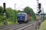1142 635 (SVG) & 273 006 & 846 350 (Crossrail) am 230610 in Thngersheim Richtung Hannover
