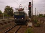 Am 12.06.2013 kam 1142.578 und 1142.562 als Lokzug durch den Messebahnhof Hannover/Laatzen.