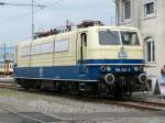 150 Jahre Eisenbahn in Luxembourg. Auch die 184 003-2 gehrte zu den Gastlokomotiven. Aufgenommen am 09/05/2009.