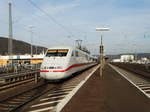 DB Fernverkehr ICE 1 (401 xxx) am 14.03.17 in Gelnhausen Bhf