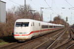 DB 401 014-6 als ICE 731 nach Köln in Recklinghausen-Süd 10.2.2024