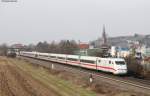 401 072-4 als ICE 374 (Bern-Berlin Ostbahnhof) bei Teningen 19.2.11