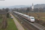 401 085-6  Hildesheim  als ICE 72 (Zrich HB-Hamburg Altona) bei Denzlingen 19.2.11