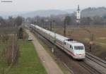 401 081-5  Interlaken  als ICE 73 (Kiel Hbf-Zrich HB) bei Denzlingen 19.2.11