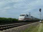 Hier ist 401 088-0  Hildesheim  am 14.08.2012 von Berlin Ostbahnhof in Richtung Basel Bad Bf.