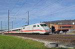 ICE 401 583-0 fährt zum Bahnhof Sissach.