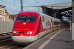 Am 27.01.2018 fuhr 401 012  Die wahrscheinlich schnellste Praline Deutschlands  durch Erfurt Hauptbahnhof mit einem ICE Richtung München.