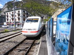 DB - ICN Interlaken 401 581 bei der einfahrt im Bahnhof von Interlaken West am 06.05.2016