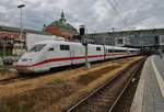 402 031-9  Brandenburg an der Havel  hat am 25.6.2017 als ICE784 von Nürnberg Hauptbahnhof den Lübecker Hauptbahnhof erreicht.