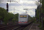Ein Nachschuss auf einem ICE von Duisburg nach Krefeld-Oppum zum Bahnwerk und fuhr durch Duisburg-Rheinhausen-Ost in Richtung