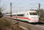 808 009 als ICE 587 (Hamburg-Altona–Mnchen Hbf) am 24.02.2014 zwischen Bienenbttel und Bad Bevensen