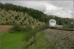 Trüb das Wetter, schön die Landschaft -

ICE 3 zwischen Lonsee und Urspring auf der Schwäbischen Alb.

19.04.2008 (M)

