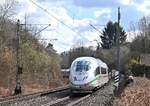 Nachschuß auf die Überführungsfahrt des 403 025/525 die heute auf ihrem Weg von Frankfurt nach München durch Neckargerach fuhr.