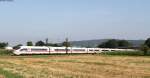 403 014-4  Duisburg  und 012-8  Montabaur  als ICE 501 (Dortmund Hbf-Basel SBB) bei Kolllmarsreute 14.8.12