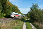 ICE 90 von Wien Hbf nach Hamburg Altona bei Postbauer-Heng, 11.09.2018