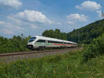 411 003 war am 26.06.2021 als ICE1579 auf dem Weg von Berlin nach Karlsruhe.