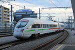 DB 411 053  Ilmenau  am 15.08.2022 in Wien Hauptbahnhof. Er kam als ICE 27 aus Dortmund Hbf und fährt hier in die Abstellung nach Wien-Meidling. 