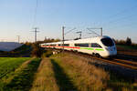 411 077 DB Fernverkehr  Rathenow  als ICE 29 (Frankfurt (Main) Hbf) - Wien Hbf) bei Markt Bibart, 31.10.2020