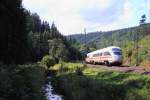 411 051-5  Elsterwerda  im Frankenwald bei Förtschendorf am 06.09.2015.