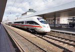 411 578-8  Ostseebad Warnemünde  unterwegs als Ersatzgarnitur für ICE 9551 (Paris Est - Saarbrücken Hbf - Frankfurt (Main) Hbf), am 29.3.2016 bei der Einfahrt in Mannheim Hbf.