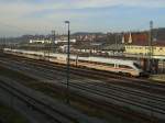 Ein ICE-T am 04.01.2008  bei der Einfahrt in Passau Hbf. 