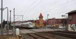 Am 03.01.2015 fahren 415 024-9  Hansestadt Rostock  und 411 089-9  Paderborn mit den ICE 1548 (Dresden Hbf - Frankfurt(M) Flughafen Fernbf) durch Markranstädt.