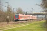 423 237 und ein weiterer am 10.04.10 als S1 nach Freising/Flughafen in Feldmoching