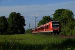 DB ET 423 188-2 fhrt am 17.05.12 als S1 aus Freising/Flughafen nach Mnchen Ost.