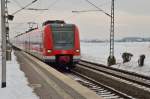 423 798-8( S11 nach Dsseldorf Flughafen) bei der Einfahrt in Allerheiligen am Sonntag den 26.1.2013