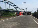 423 763 konnte am 16.7.13 unterwegs als S11 Richtung Dsseldorf-Flughafen (Terminal) in Kln-Buchforst fotografiert werden