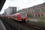 424 516-3, am 12.04.2011 in Hannover HBF bei der Bereitungstellung als S4 nach Bennemhlen.