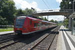 Im Nachschuß ist die S1 nach Osterburken/425 760 nun auch zu sehen in Neckargerach am Samstag den 10.6.2017