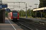 Am 17.7.2018 ist Rheydt Hbf Gleis 4 der Endpunkt für den RB33, da er wegen Bauarbeiten zwischen Erkelenz und Geilenkirchen eine Fahrt nach Aachen Hbf nicht möglich ist.