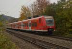 425 211 namens Bruchsal als S2 nach Neustadt Weinstraße am 30.10.2021