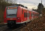 425 213 im Nachschuß bei der Fahrt nach Mosbach Baden als S2. 31.12.2021 