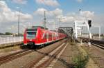 425 760-6 als RB44, von Mannheim Hbf nach Mainz Hbf in Ludwigshafen Mitte.