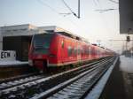 Mittelhessenexpress-Einheit(425/426) hlt am 26.01.2010 in Butzbach